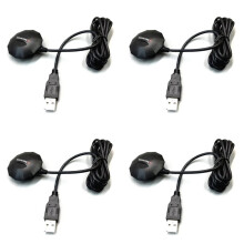 4X New USB GPS GLONASS Receiver GNSS Receiver Module Antenna, Replace Bu-353S4, BU353S4, 0183NMEA USB Protocol