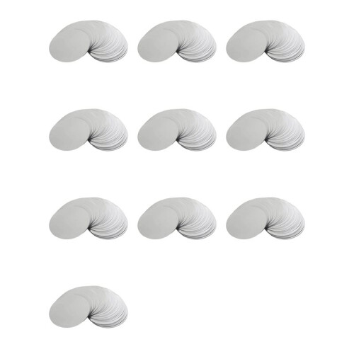 2000 Pcs 3 Inch Silver Wine Pourer Discs Drip-Proof Drip Pouring Pour Spout Pour Wine Thin Slice