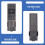 4X Ceiling Fan Remote Control Kit with 6 Speed Settings, Replacement Ceiling Fan Remote, Dimming Controls, 110-265V 9