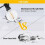 36Pcs G40 Led Replacement Light Bulbs, E12 Screw Base Shatterproof LED Globe Bulbs for Solar String Lights Warm White 5