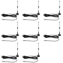 8X 433Mhz 5Dbi Antenna GSM Antenna SMa Male Connector Magnetic Base for Ham Radio,with 3 Meters Cable