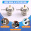 UHF Female SO239 Flange Mount RF Connector Adapter Test Converter Panel Chassis Mount Handle RF Coax Cable 10Pcs 6