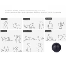 3Pcs Fitness High Density Massage Training 10cm for Myofascial Release Deep Tissue Therapy