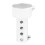 3X Silver Motorcycle Exhaust Can Muffler Insert Baffle DB Killer Silencer 42mm X 80mm 5