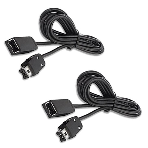 4Pcs 1.8M Game Extender Cord Extension Cable for 2017  SNES Classic  Controller for NES  Controller Black 2