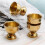 Stainless Steel Egg Cups, Gold Egg Holder Set of 16 for Hard Soft Boiled Eggs Kitchen Tool 6