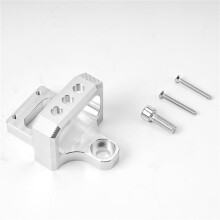 2X Kit de Support de Montage D'Électrovanne à 3 pour Contrôleur de Suralimentation , AEM, Billette D'Aluminium CNC Argentée