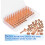 308Pcs Copper Rivets for Leather,Smooth Leather Rivets, Pure Copper Rivets and Burrs for Leather Work Jeans Jacket 5
