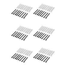 48 Pezzi M3x30MM Chitarra Elettrica Humbucker Pickup Regolare L'Altezza Vite e Molle - Nero