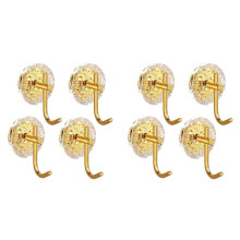 8 STUKS Muurhaken, Ponsvrije Zelfklevende Haken voor Het Ophangen van Jas, Hoed, Handdoek, Badjas, Sjaal, Portemonnee, Sleutels, Lamp, Wanddecoratie-A
