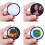 320 Pieces Sublimation Patch Blanks Quality Fabric Iron- Circular Blank Patch for Clothes, Hats, Uniforms, Backpacks 7