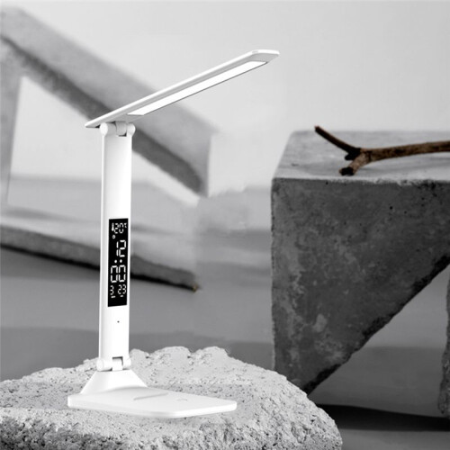 30LED Personality Square Desk Lighting Lamp Simple Reading Table Lamp 2000MAh Rechargeable Bedside Lamp for Study Work 2