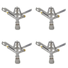 4X Binnendraad Roterende Rocker Irrigatie Sproeier Metalen Sproeier Landbouw Landbouwgrond Gazon Automatische Irrigatie Sproeier