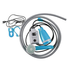 2X Portable Rechargeable Shower Pump Outdoor Shower Ideal for Outdoor Hiking, Traveling, Beach, and Picnic