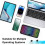 3X  Wireless  5.2 Keyboard 5inch Keycups 7 Color Backlit Keyboard Rechargeable Keyboard for PC Android 1