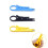 9Pcs Portable Wire Stripper, Small Wire Stripper, Wire Bonder, Wire Bonder, Wire Bonder with Small Yellow Knife. 3