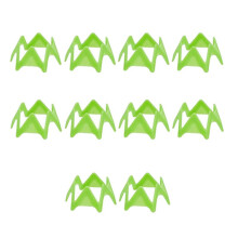 10Pcs Mat Tees, Simulator Tees,Practice Tees for Driving Range,Home Tees for Training,Green S