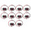 100 Stuks 2-Draads  Digitale Voltmeter  2,5 V-40 V Digitale Spanningstester LED-Displaypaneel Voltmeter 2
