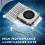 2X for Raspberry Pi 5 Pi5 Active Cooler with Speed Cooling Fan Radiator Heatsink 6