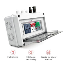 1 Eingang 1 Ausgang DC500V Solar-Photovoltaik-PV-Kombinationsbox 100A mit Schutzsicherung MCB SPD Wasserdicht IP65 2000m
