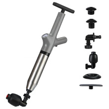 Hochdruck-Abflussreiniger mit Manometer, Robuster Abflussreiniger für Bad, Küche und Bodenabläufe
