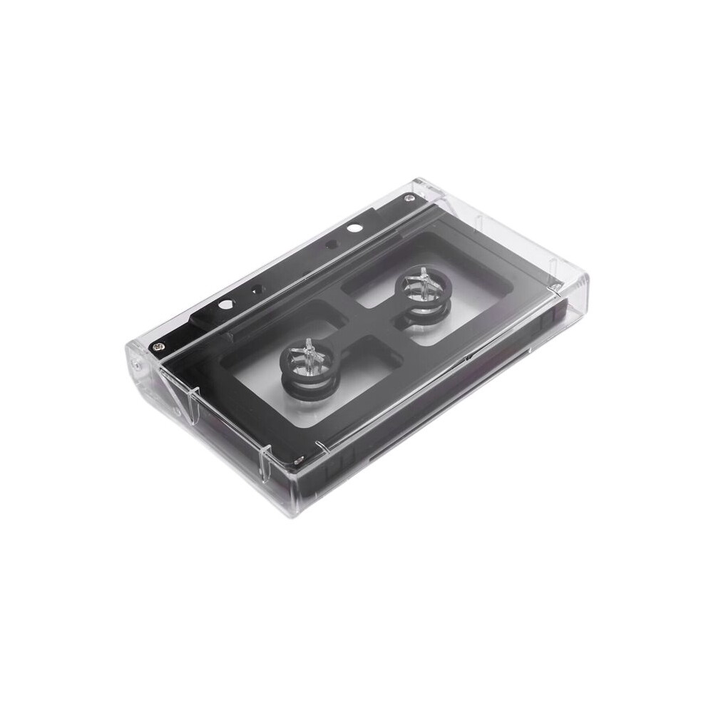 Open Audio Cassette Shell Case For Diy Reel To Reel Cassette Tape Plastic Shell Black 6032967324077