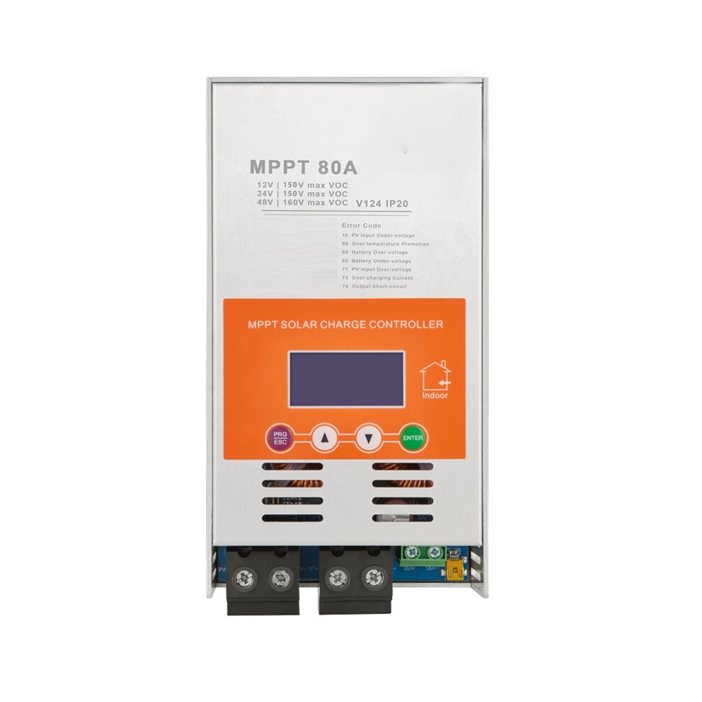 Upgraded V124 80A Mppt Solar Charge Controller, 12V/24V/48V Auto, For Lithium, Lifepo4 4712218127436