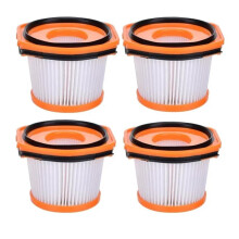 Filtro de Vacío para Sistema para Wandvac WV360 WS620 WS630 WS632 WS632BLBRN WS632GDBRN, Piezas de Repuesto para Filtro (4 Unidades)