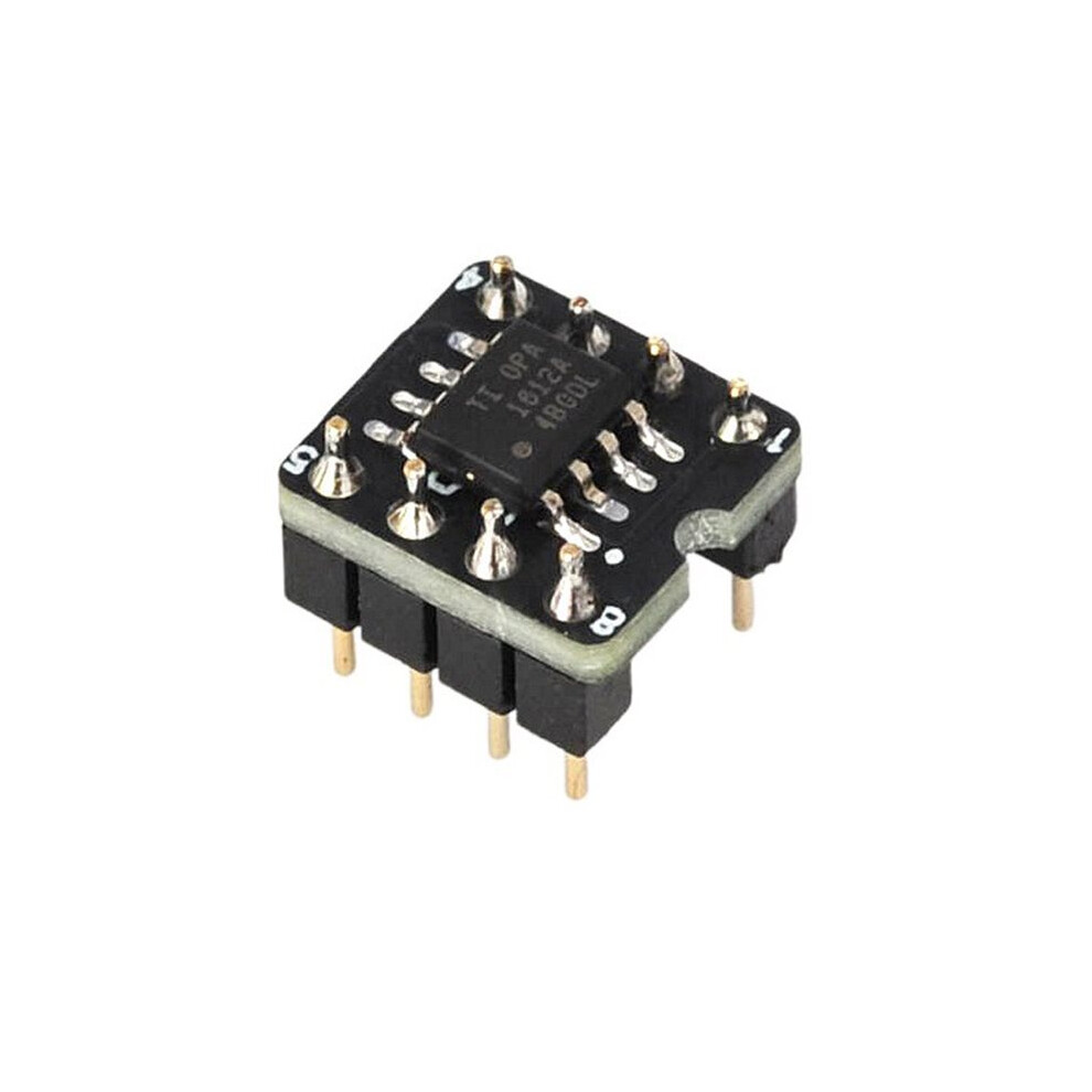 Opa1612 Dual Op Amp Ultra-Low Distortion (0.000015%) Dual Operational Amplifier, Smd To Dip, Thickened Pins Gold 4714134548326
