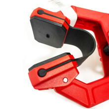 One-Handed Banding Clamp with Stretch Band - Non-Marring with Pivoting for Uniform Pressure Glue Ups