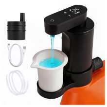 Electric Laundry Detergent Dispenser, Automatic Laundry Dispenser for Liquid Detergent, with Adapter,USB Recharg Black