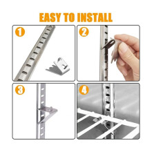 32 Pcs 920158 Clip de Estante para Congelador, Clip de Estante de Acero Inoxidable para Refrigerador, Soporte de Estante para Congelador
