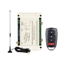 AC100V-400V 4CH Wireless Remote Control 30A Electric Door Garage Doors LED Light Relay+Receiver 315Mhz