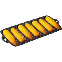 Gusseiserner Maiskolbentopf, Geeignet für 7-Loch-Maisbrotformen für Öfen, Herde, Grills und zum Backen über Dem Lagerfeuer