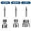 PVC Pipe Threading Kit, Integrating Internal and External Pipe Threading Tools, Suitable for PVC/Plastic Pipes,Threading 6