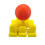 3D Printed Keyboard Joystick 4 Way Directional Key Mod for Mechanical Keyboards Easy Install Key Controller Yellow 1