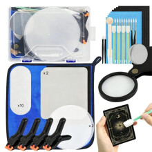 17-in-1 Card Cleaning and Polishing Restoration Kit, Trading Card Cleaning Kit with Fixing Jig and EVA Shaping Foam