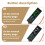 7-55V Universal Battery Charge Indicator Panel LED Indicator Acid/Lithium Battery Voltage Charge Indicator Green 5