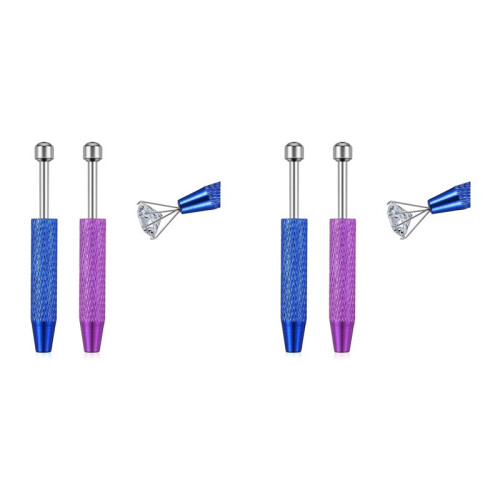 4Pack Piercing  GrabberTool, 4-Klor Pick  Tool  Piercing Borttagningsverktyg, för Smådelar Ic Chips Pickup