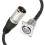 6 Pack D Type XLR Cable , Pass Through Connector, D XLR Female to Male for Premium Stage Box, Patch Panel,Panel Mount 6
