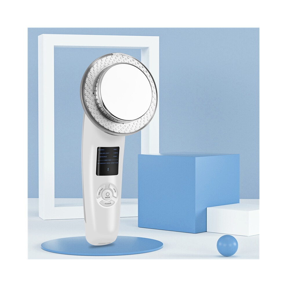 Stoyotu (6 In 1) Ems Body Slimming Massager Rf Ultrasonic Cavitation Anti Cellulite Massage Fat Burner Weight Loss Face Skin Lifting Tools