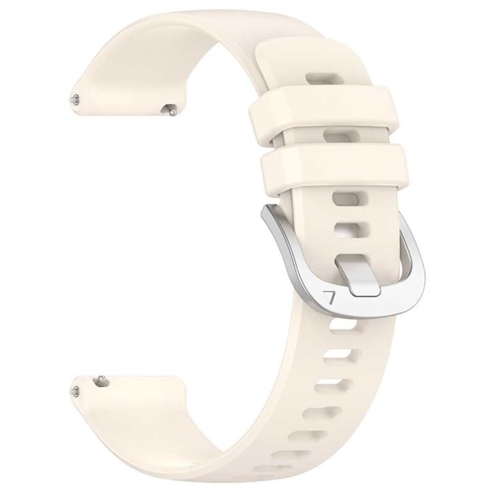 (Starlight Color) 20Mm Silicone Watch Band Strap With Steel Buckle For Garmin Vivoactive5/Active5 688249463314