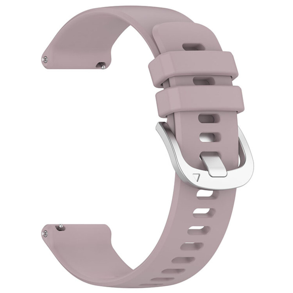 (Purple) 20Mm Silicone Watch Band Strap With Steel Buckle For Garmin Vivoactive5/Active5 Purple 688249463277