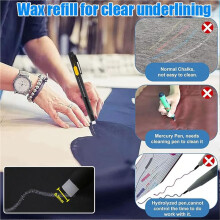 Heat Erasable Fabric for Sewing, Embroidery, Quilting, Washable Erasable Refill Pen(4 Pens + 80 Refills)