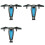 3X Useful Game Console Long Standby  Black Game Controller Capacitive Touch Burst Gameplay Gamepad 1