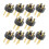 20 Stuks 3-Pins Vergulde Connector voor Microfoon KTV Audioconversie-Adapter Luidsprekermicrofoonaccessoires 5