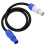 2X Stage Light PowerCON AC Power Cable In/OUT Conversion Extension Wire 3x1.5mm² 3