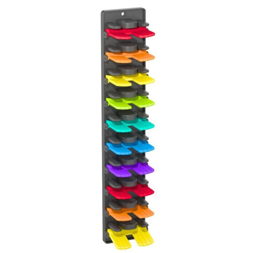 2X Hat Organizer for Baseball Caps with Built-in Spring Clips - Wall Mount Closet Hat Rack Holder 1