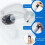 2X Detergent Refillable Toilet Brush Wall-Mounted Long Handle Silicone Brush for Corner Cleaning Tools 6