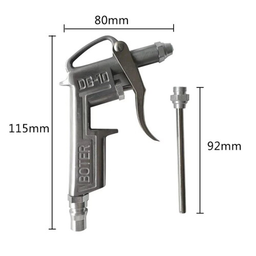 2X Air Blow PistolTrigger Cleaner Compressor Dust Blower Nozzle Cleaning Tool for Compressor Portable Cleaning Supplies 2
